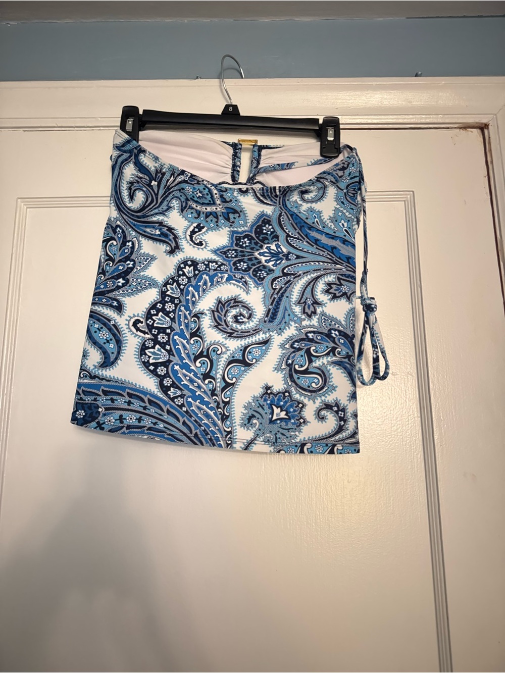 Lauren Ralph Lauren Blue Paisley Tankini Bathing Suit